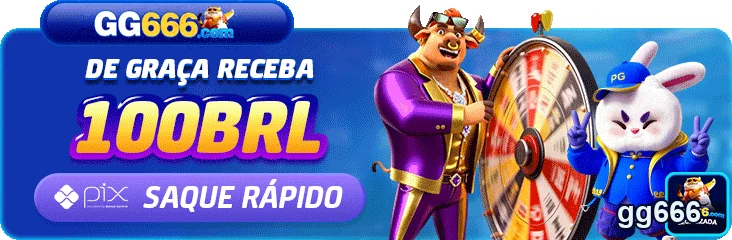 Imagem do suporte da gg666 apresentando bônus de 100BRL.