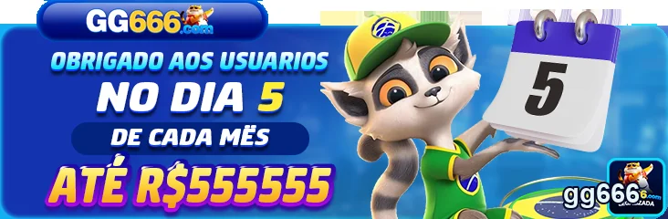 Interface do aplicativo gg666 com recompensas VIP mensais.