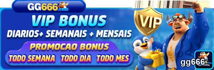 Interface de slots VIP no gg666 com diversas opções de jogos.